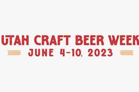 Utah craft beer week logo primary color